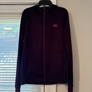 Dark Purple Zip-Up Hoodie